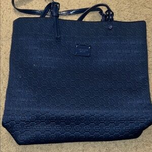 Michael Kors Navy Blue Tote Bag